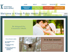 Tablet Screenshot of kitsapcountyhealth.com